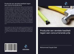 Productie van vereiste kwaliteit tegen een concurrerende prijs - Zaib, Muhammad Tayyab