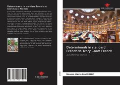 Determinants in standard French vs. Ivory Coast French - Diallo, Moussa Mamadou