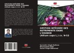 GESTION INTÉGRÉE DES NUTRIMENTS DANS L'OIGNON (Allium cepa L.) cv. N-53