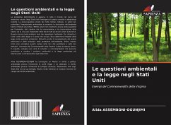 Le questioni ambientali e la legge negli Stati Uniti - Assemboni-Ogunjimi, Alida