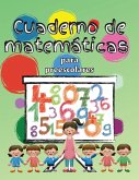 Cuaderno de matemáticas para preescolares