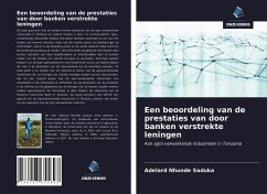 Een beoordeling van de prestaties van door banken verstrekte leningen - Saduka, Adelard Nhunde