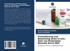 Formulierung und Bewertung eines In-situ-Gels von Rizatriptan Benzoat durch QbD - Kharat, Ashwini Bhimrao;Zainuddin, Rana