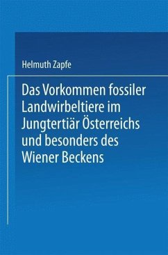 Cover Das Vorkommen fossiler Landwirbeltiere im Jungtertiär Österreichs und besonders des Wiener Beckens (eBook, PDF)