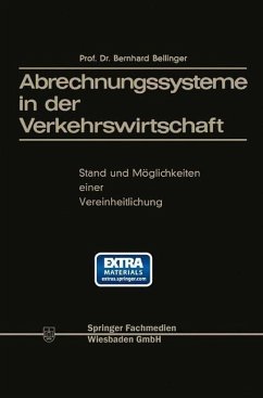 Abrechnungssysteme in der Verkehrswirtschaft (eBook, PDF) - Bellinger, Bernhard