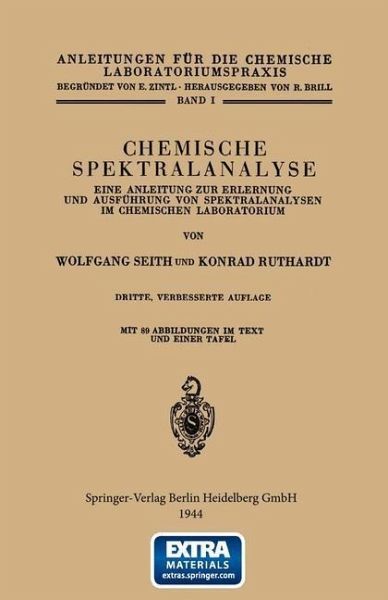 Chemische Spektralanalyse (eBook, PDF) Chemische Spektralanalyse (eBook, PDF)