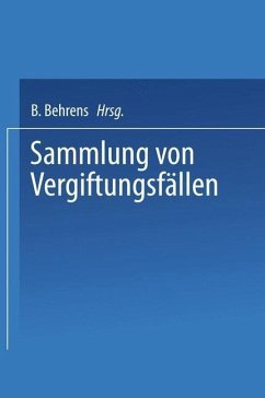 Cover Sammlung von vergiftungsfällen (eBook, PDF)