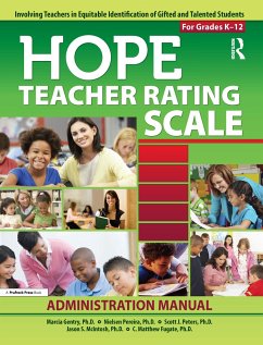 Hope Teacher Rating Scale - Gentry, Marcia; Pereira, Nielsen; Peters, Scott J; McIntosh, Jason S; Fugate, C Matthew
