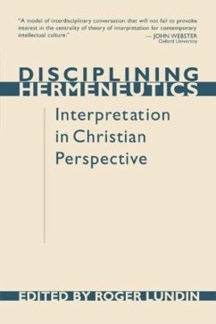 Cover Disciplining Hermeneutics
