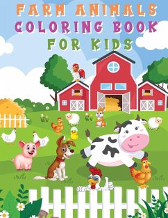 Farm Animals Coloring Book for Kids - Manor, Steven Cottontail