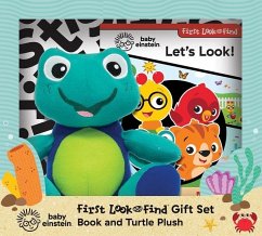 Baby Einstein: Let's Look! First Look and Find Gift Set Book and Turtle Plush - Pi Kids