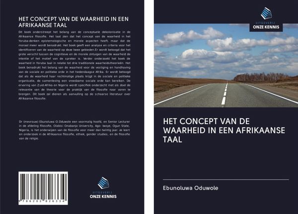 HET CONCEPT VAN DE WAARHEID IN EEN AFRIKAANSE TAAL