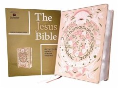 Cover The Jesus Bible Artist Edition, Esv, Leathersoft, Peach Floral