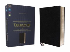 Niv, Thompson Chain-Reference Bible, European Bonded Leather, Black, Red Letter, Comfort Print - Zondervan