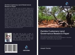 Cover Zambia Customary Land Governance Research Paper