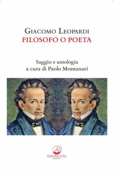 Cover Giacomo Leopardi. Filosofo o poeta (eBook, ePUB)