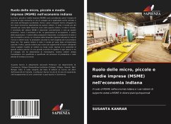 Ruolo delle micro, piccole e medie imprese (MSME) nell'economia indiana - KANRAR, SUSANTA