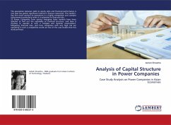 Analysis of Capital Structure in Power Companies - Shrestha, Ashish