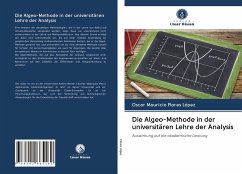 Die Algeo-Methode in der universitären Lehre der Analysis - Flores López, Oscar Mauricio