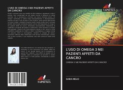 L'USO DI OMEGA 3 NEI PAZIENTI AFFETTI DA CANCRO - Melo, Sara