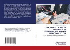 THE EFFECT OF SHARE TRANSACTION DETERMINANTS AND ITS IMPACT ON JCI ON - Obie Prihantoro, Yohanes Gabriel