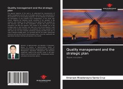 Quality management and the strategic plan - Rivadeneyra Santa Cruz, Emerson