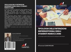 TIPOLOGIA DELLE INTENZIONI IMPRENDITORIALI DEGLI STUDENTI MAROCCHINI - Elmaymouni, M'Hamed