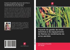 Impacto da gestão de ervas daninhas e do espaçamento de fileiras no rendimento do arroz aeróbio - Kaushik, Vasundhara; Singh, S. P.