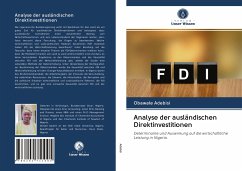 Analyse der ausländischen Direktinvestitionen - Adebisi, Obawale
