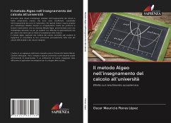 Il metodo Algeo nell'insegnamento del calcolo all'università - Flores López, Oscar Mauricio