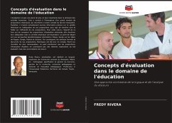Concepts d'évaluation dans le domaine de l'éducation - RIVERA, FREDY