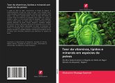 Teor de vitaminas, lípidos e minerais em espécies de peixes