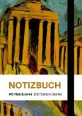 Notizbuch A5 - schön gestaltet mit Leseband - Hardcover blanko - 100 Seiten 90g/m² - Ernst Ludwig Kirchner "Brandenburger Tor" Berlin - FSC Papier