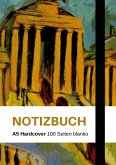 Notizbuch A5 - schön gestaltet mit Leseband - Hardcover blanko - 100 Seiten 90g/m² - Ernst Ludwig Kirchner &quote;Brandenburger Tor&quote; Berlin - FSC Papier