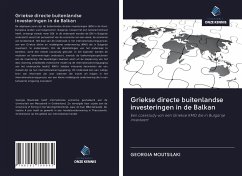 Griekse directe buitenlandse investeringen in de Balkan - Moutsilaki, Georgia