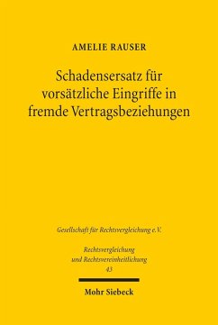 Schadensersatz für vorsätzliche Eingriffe in fremde Vertragsbeziehungen (eBook, PDF) - Rauser, Amelie