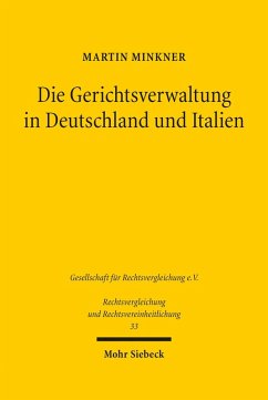 Cover Die Gerichtsverwaltung in Deutschland und Italien (eBook, PDF)