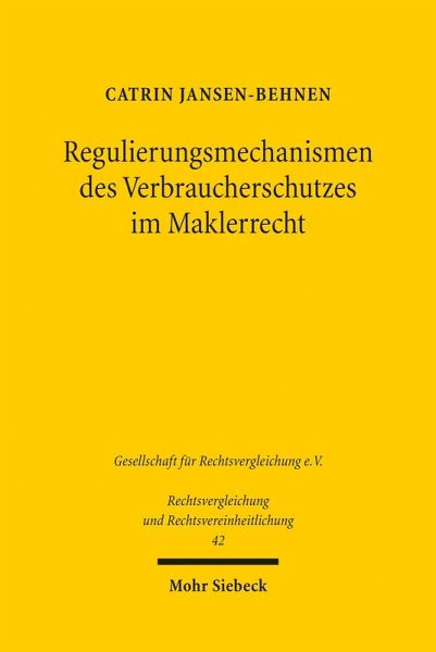 Regulierungsmechanismen des Verbraucherschutzes im Maklerrecht (eBook, PDF) Regulierungsmechanismen des Verbraucherschutzes im Maklerrecht (eBook, PDF)