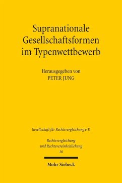 Cover Supranationale Gesellschaftsformen im Typenwettbewerb (eBook, PDF)