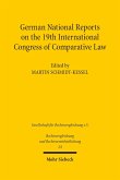 German National Reports on the 19th International Congress of Comparative Law (eBook, PDF)