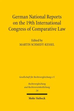 German National Reports on the 19th International Congress of Comparative Law (eBook, PDF)