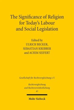 Cover The Significance of Religion for Today's Labour and Social Legislation (eBook, PDF)