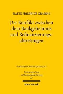 Der Konflikt zwischen dem Bankgeheimnis und Refinanzierungsabtretungen (eBook, PDF) - Kramme, Malte Friedrich