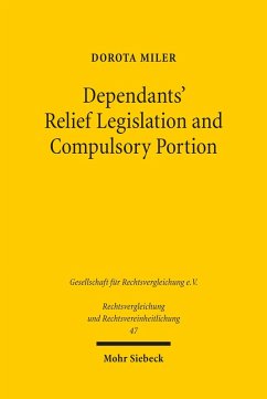 Cover Dependants' Relief Legislation and Compulsory Portion (eBook, PDF)