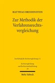 Zur Methodik der Verfahrensrechtsvergleichung (eBook, PDF)