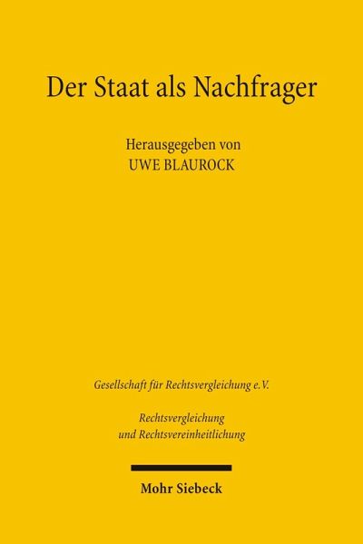 Der Staat als Nachfrager (eBook, PDF) Der Staat als Nachfrager (eBook, PDF)