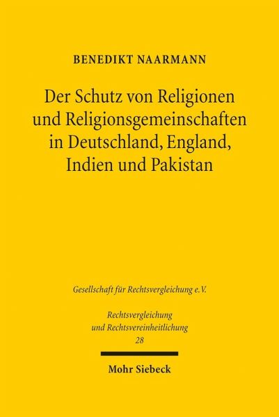 Der Schutz von Religionen und Religionsgemeinschaften in Deutschland, England, Indien und Pakistan (eBook, PDF)