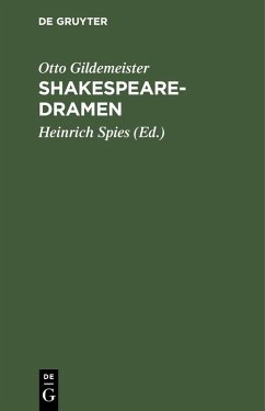 Shakespearedramen (eBook, PDF) - Gildemeister, Otto