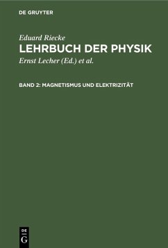 Magnetismus und Elektrizität (eBook, PDF) - Riecke, Eduard