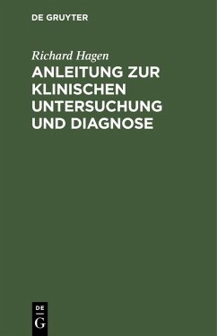Cover Anleitung zur klinischen Untersuchung und Diagnose (eBook, PDF)